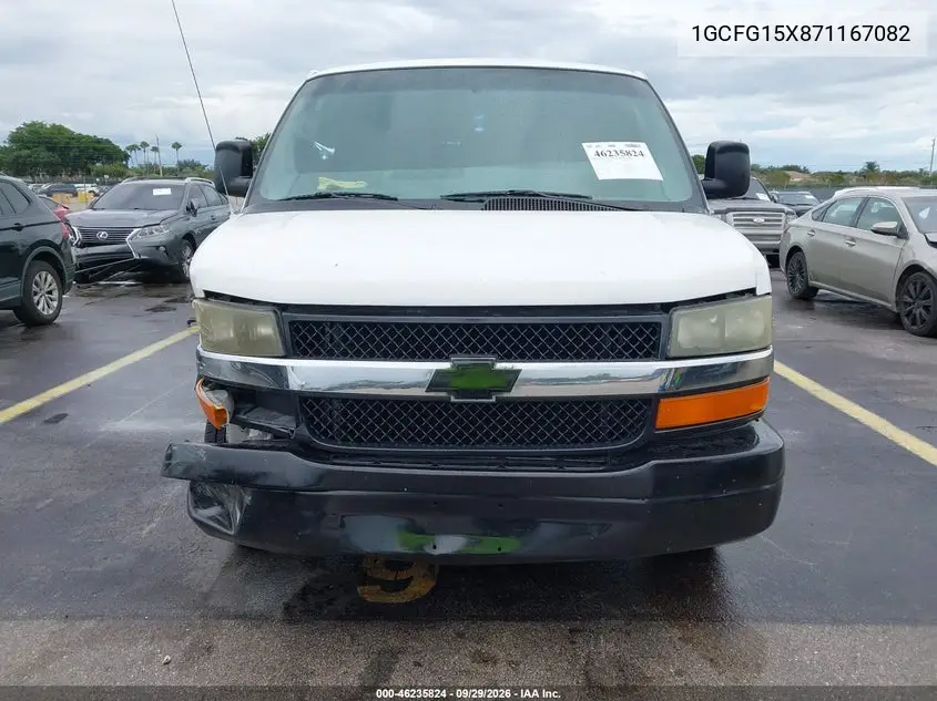 2007 CHEVROLET EXPRESS VIN 1GCFG15X871167082 — фото 13