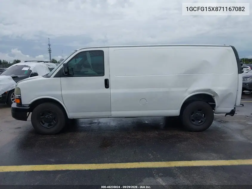 2007 CHEVROLET EXPRESS VIN 1GCFG15X871167082 — фото 15