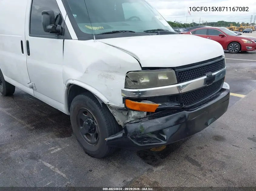 2007 CHEVROLET EXPRESS VIN 1GCFG15X871167082 — фото 6