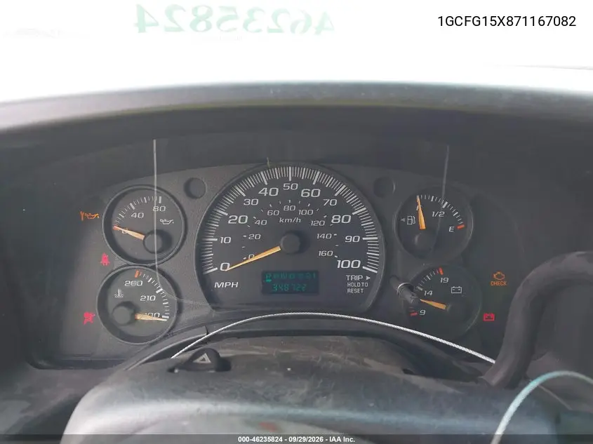 2007 CHEVROLET EXPRESS VIN 1GCFG15X871167082 — фото 7
