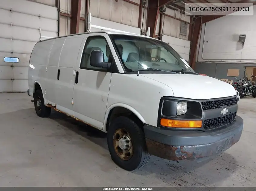 CHEVROLET EXPRESS 2009, VIN 1GCGG25C991123733