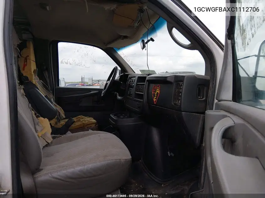 2012 CHEVROLET EXPRESS VIN 1GCWGFBAXC1112706 — фото 5