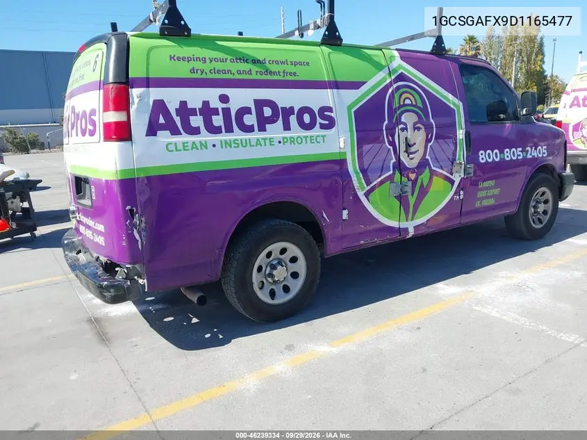 2013 CHEVROLET EXPRESS VIN 1GCSGAFX9D1165477 — фото 4