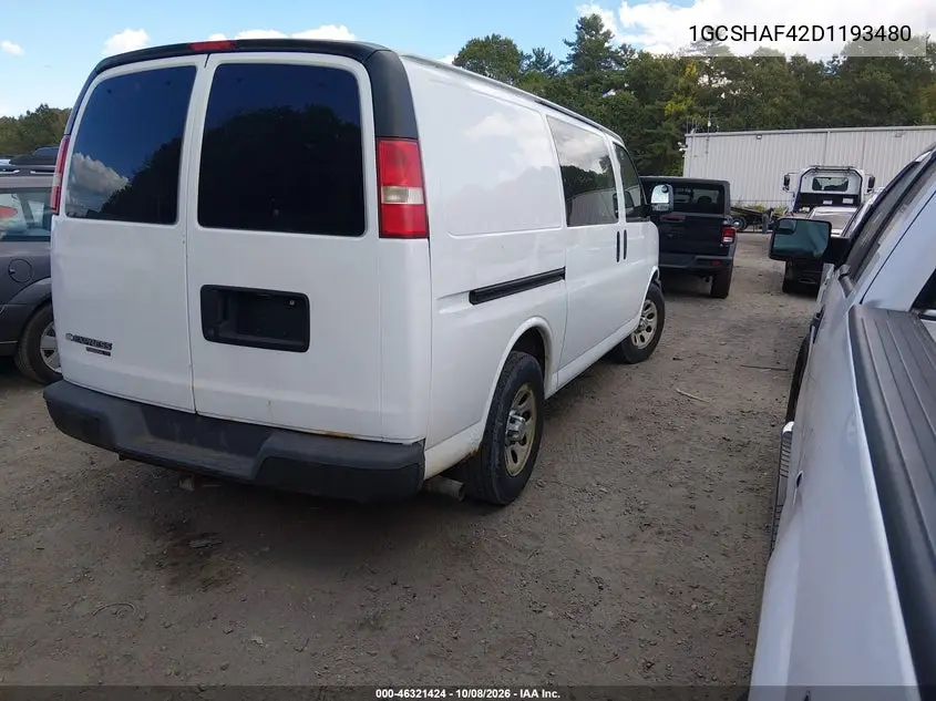 2013 CHEVROLET EXPRESS VIN 1GCSHAF42D1193480 — фото 4