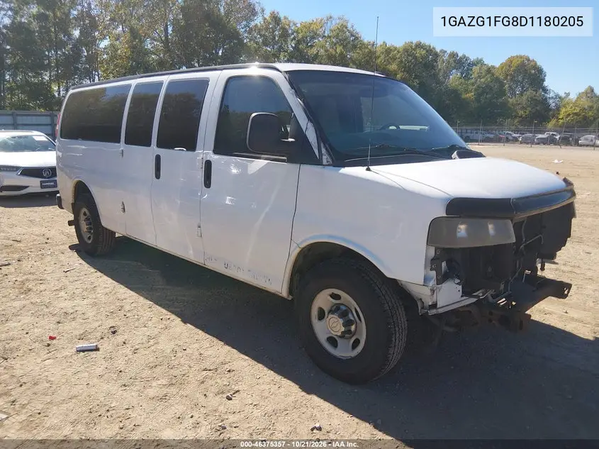 CHEVROLET EXPRESS 2013, VIN 1GAZG1FG8D1180205