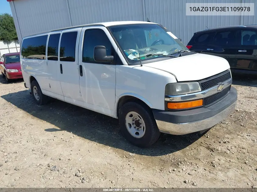 CHEVROLET EXPRESS 2014, VIN 1GAZG1FG3E1109978