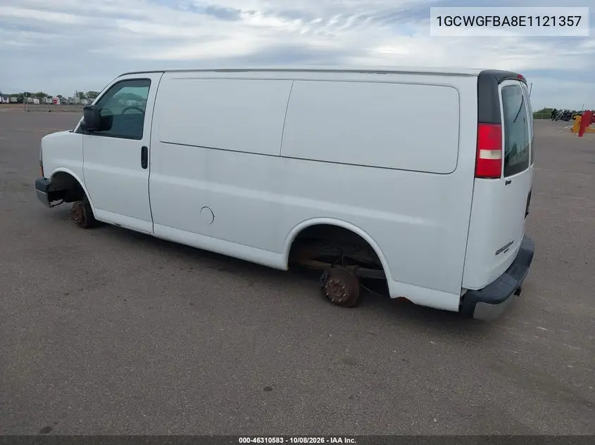 2014 CHEVROLET EXPRESS VIN 1GCWGFBA8E1121357 — фото 3