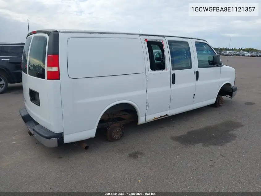 2014 CHEVROLET EXPRESS VIN 1GCWGFBA8E1121357 — фото 4