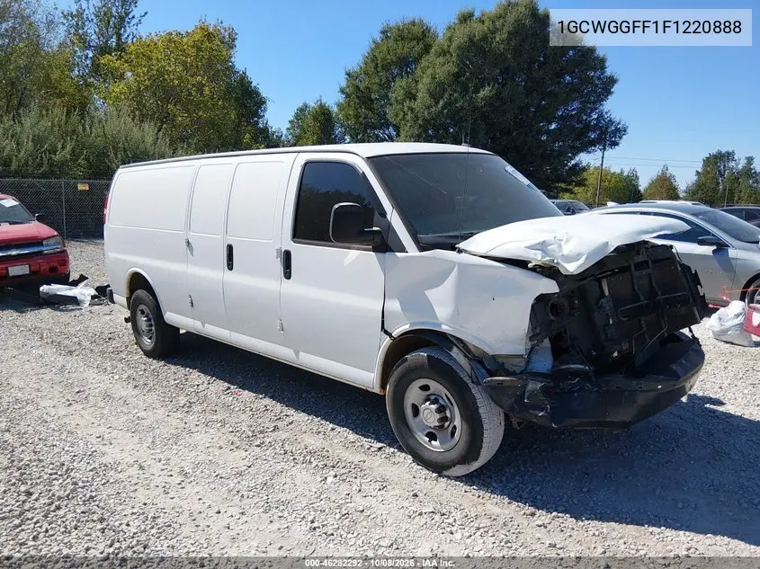 CHEVROLET EXPRESS 2015, VIN 1GCWGGFF1F1220888