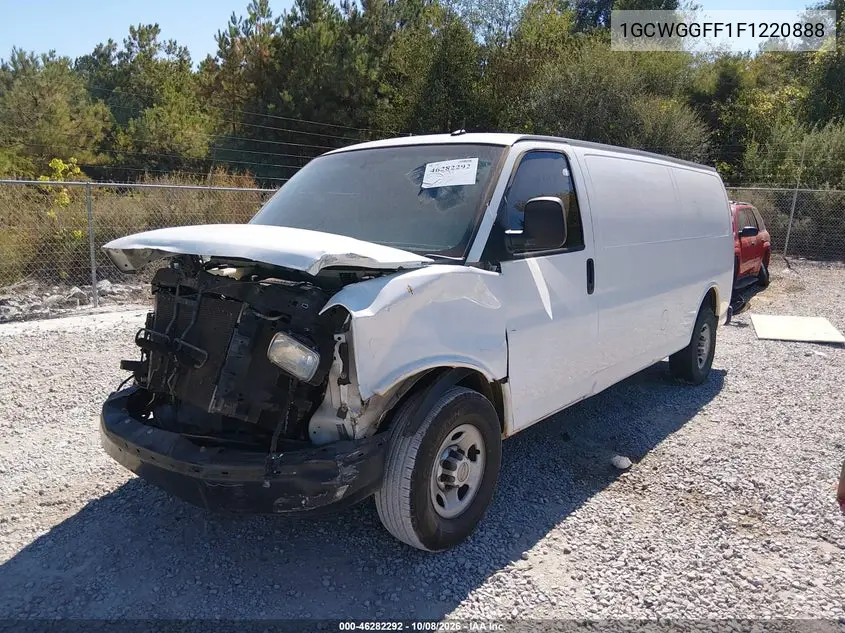 2015 CHEVROLET EXPRESS VIN 1GCWGGFF1F1220888 — фото 2