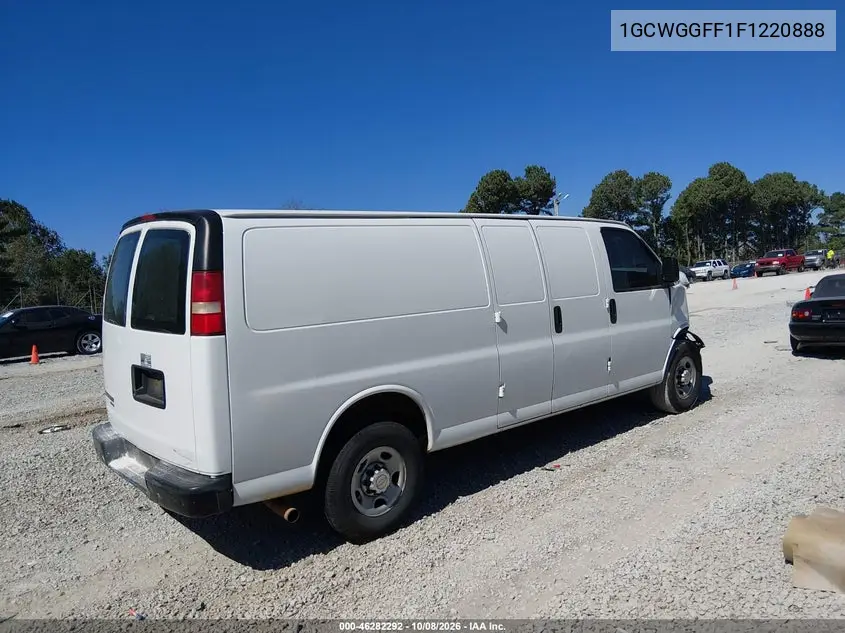 2015 CHEVROLET EXPRESS VIN 1GCWGGFF1F1220888 — фото 4