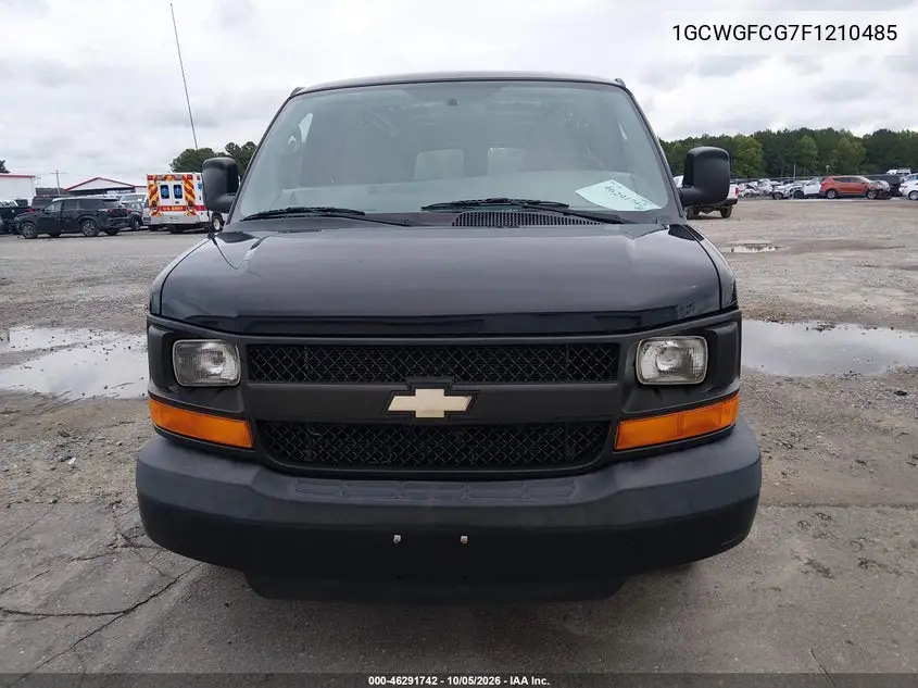 2015 CHEVROLET EXPRESS VIN 1GCWGFCG7F1210485 — фото 12