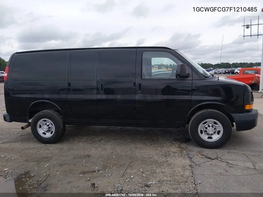 2015 CHEVROLET EXPRESS VIN 1GCWGFCG7F1210485 — фото 13