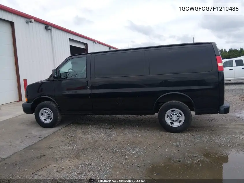 2015 CHEVROLET EXPRESS VIN 1GCWGFCG7F1210485 — фото 14