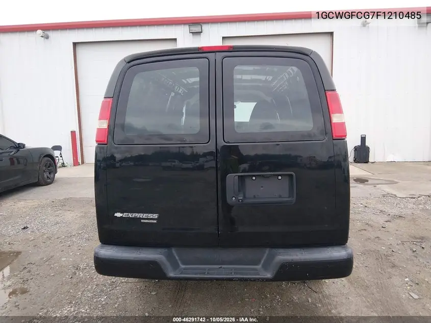 2015 CHEVROLET EXPRESS VIN 1GCWGFCG7F1210485 — фото 16