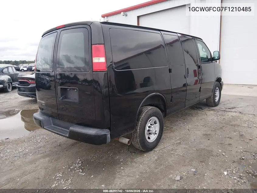 2015 CHEVROLET EXPRESS VIN 1GCWGFCG7F1210485 — фото 4
