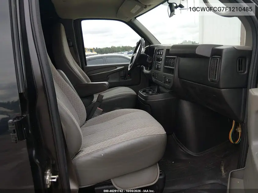 2015 CHEVROLET EXPRESS VIN 1GCWGFCG7F1210485 — фото 5
