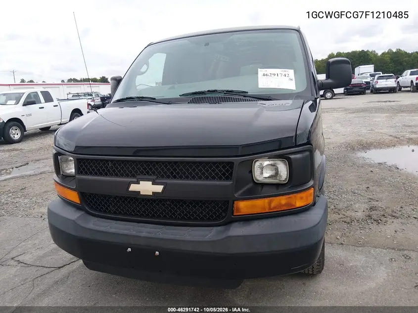 2015 CHEVROLET EXPRESS VIN 1GCWGFCG7F1210485 — фото 6