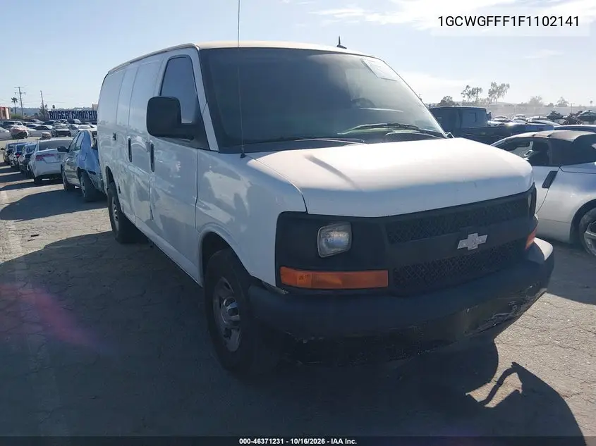 CHEVROLET EXPRESS 2015, VIN 1GCWGFFF1F1102141