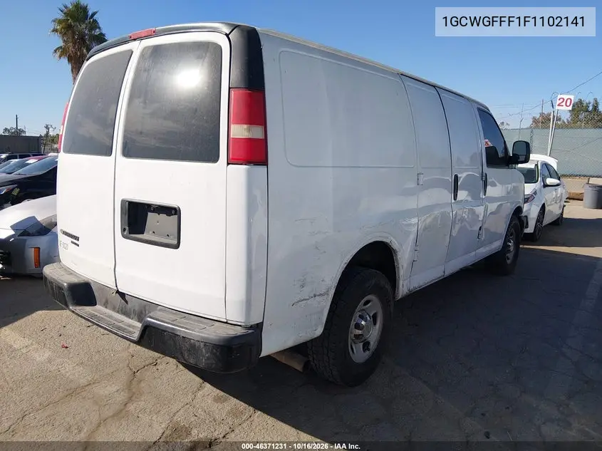 2015 CHEVROLET EXPRESS VIN 1GCWGFFF1F1102141 — фото 4