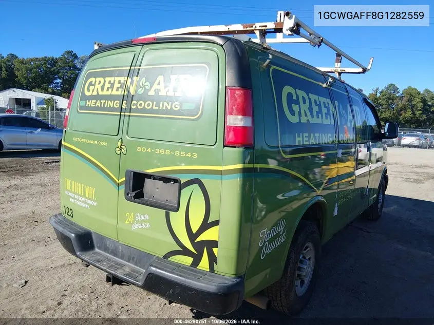 2016 CHEVROLET EXPRESS VIN 1GCWGAFF8G1282559 — фото 4
