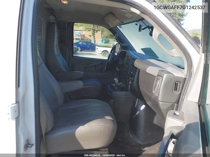 2016 CHEVROLET EXPRESS VIN 1GCWGAFF7G1242537 — фото 5