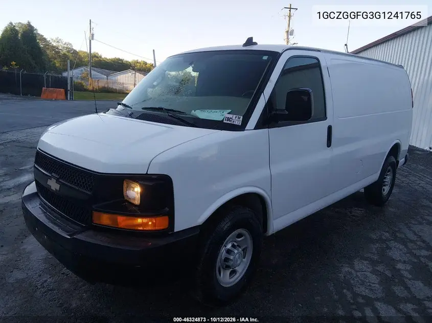 2016 CHEVROLET EXPRESS VIN 1GCZGGFG3G1241765 — фото 2