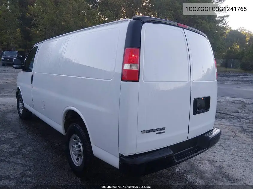 2016 CHEVROLET EXPRESS VIN 1GCZGGFG3G1241765 — фото 3