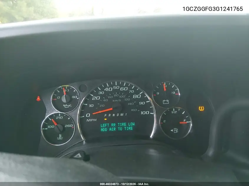 2016 CHEVROLET EXPRESS VIN 1GCZGGFG3G1241765 — фото 7