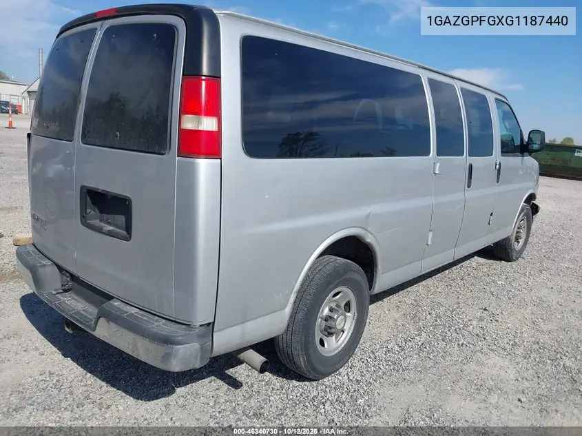 2016 CHEVROLET EXPRESS VIN 1GAZGPFGXG1187440 — фото 4