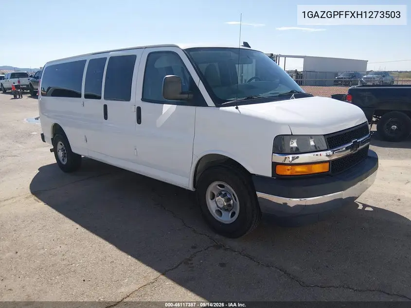CHEVROLET EXPRESS 2017, VIN 1GAZGPFFXH1273503