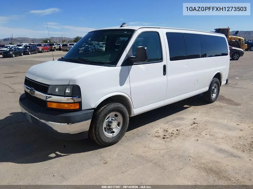 2017 CHEVROLET EXPRESS VIN 1GAZGPFFXH1273503 — фото 2