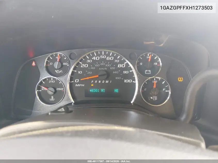 2017 CHEVROLET EXPRESS VIN 1GAZGPFFXH1273503 — фото 7