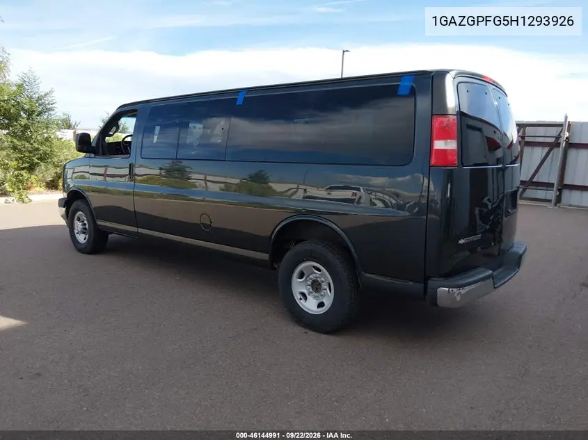 2017 CHEVROLET EXPRESS VIN 1GAZGPFG5H1293926 — фото 3