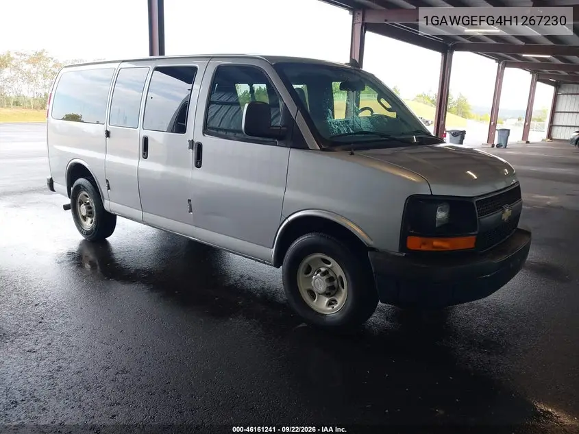 CHEVROLET EXPRESS 2017, VIN 1GAWGEFG4H1267230