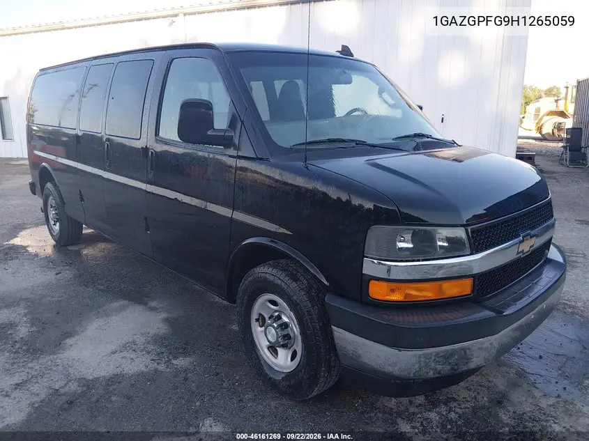 CHEVROLET EXPRESS 2017, VIN 1GAZGPFG9H1265059