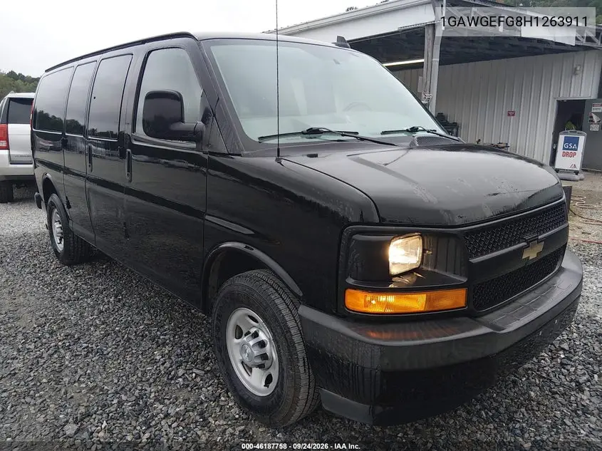 CHEVROLET EXPRESS 2017, VIN 1GAWGEFG8H1263911