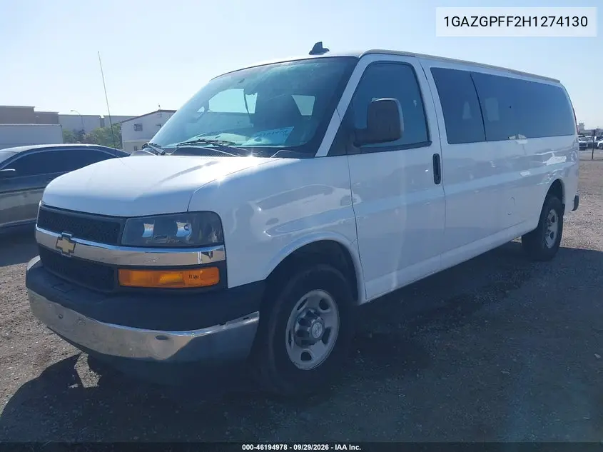 2017 CHEVROLET EXPRESS VIN 1GAZGPFF2H1274130 — фото 2