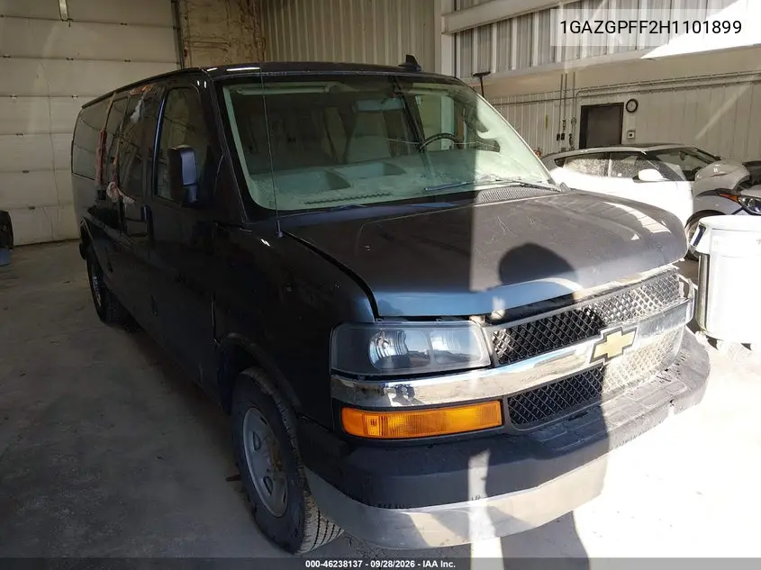 CHEVROLET EXPRESS 2017, VIN 1GAZGPFF2H1101899