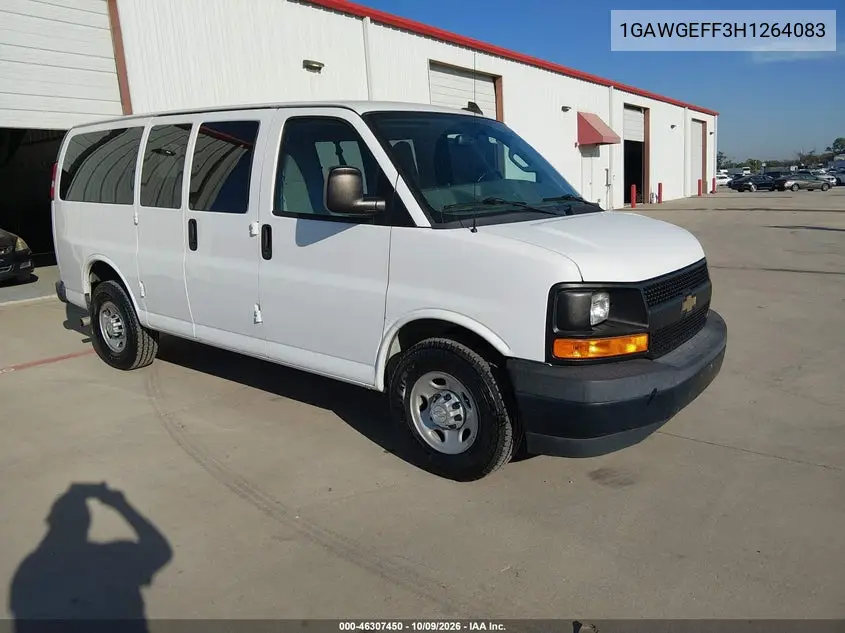 CHEVROLET EXPRESS 2017, VIN 1GAWGEFF3H1264083