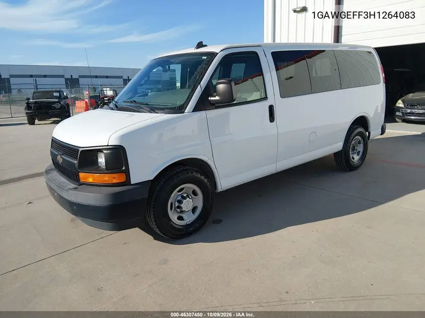 2017 CHEVROLET EXPRESS VIN 1GAWGEFF3H1264083 — фото 2