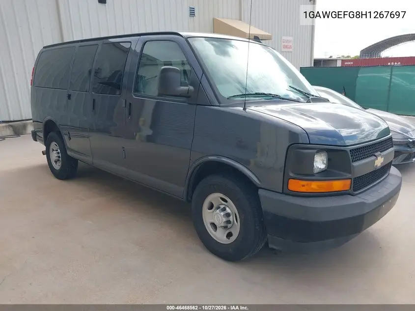 CHEVROLET EXPRESS 2017, VIN 1GAWGEFG8H1267697