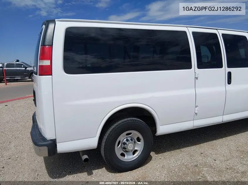 2018 CHEVROLET EXPRESS VIN 1GAZGPFG2J1286292 — фото 13