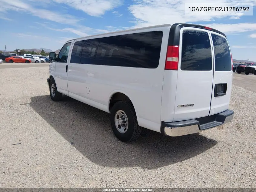 2018 CHEVROLET EXPRESS VIN 1GAZGPFG2J1286292 — фото 3
