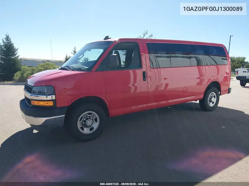 2018 CHEVROLET EXPRESS VIN 1GAZGPFG0J1300089 — фото 2