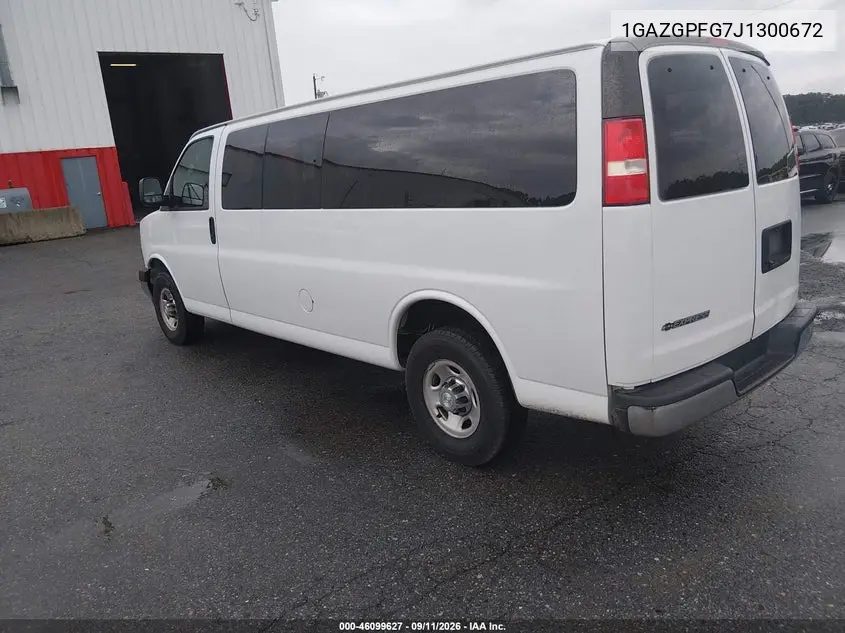 2018 CHEVROLET EXPRESS VIN 1GAZGPFG7J1300672 — фото 3