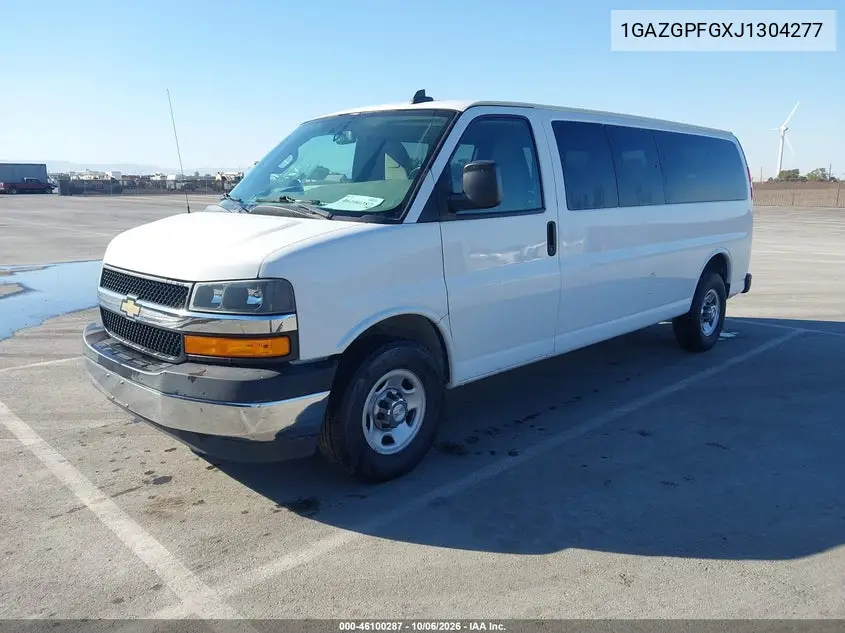 2018 CHEVROLET EXPRESS VIN 1GAZGPFGXJ1304277 — фото 2