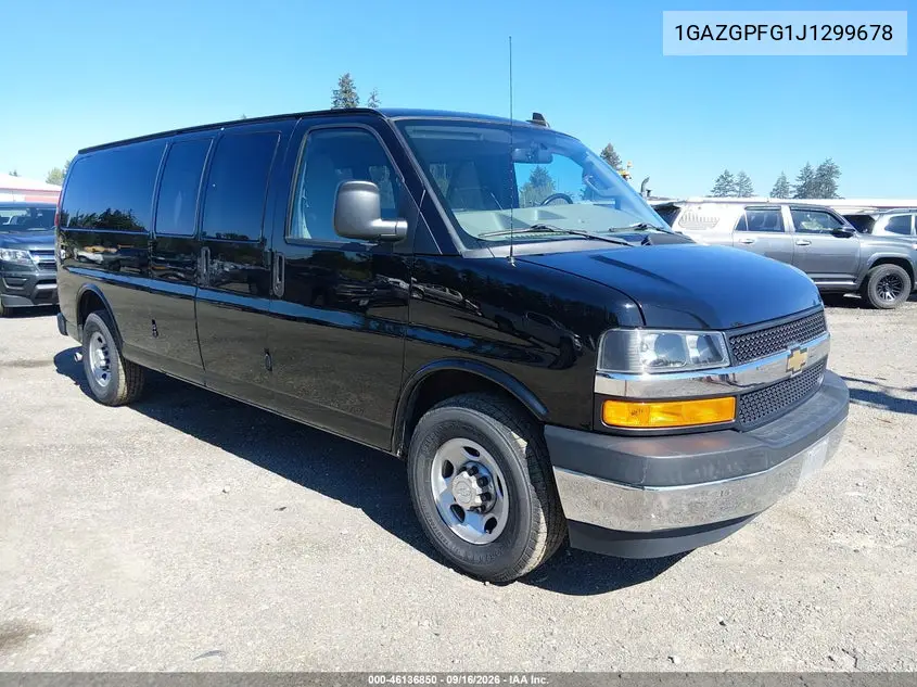 CHEVROLET EXPRESS 2018, VIN 1GAZGPFG1J1299678