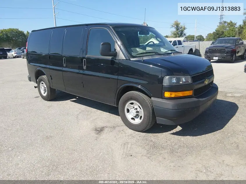 CHEVROLET EXPRESS 2018, VIN 1GCWGAFG9J1313883