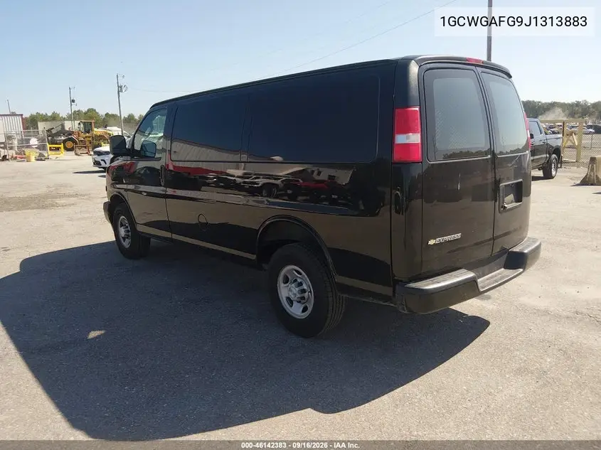 2018 CHEVROLET EXPRESS VIN 1GCWGAFG9J1313883 — фото 3